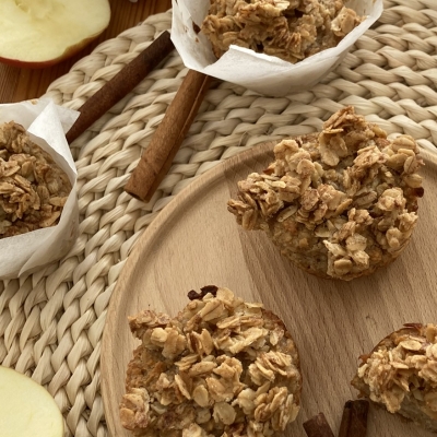 Jablkové muffiny s tvarohem